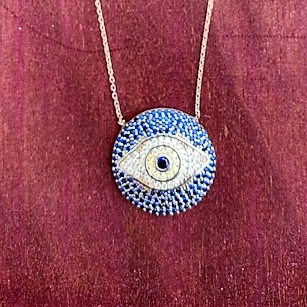 Lovely God's Eye/Evil Eye Necklace
